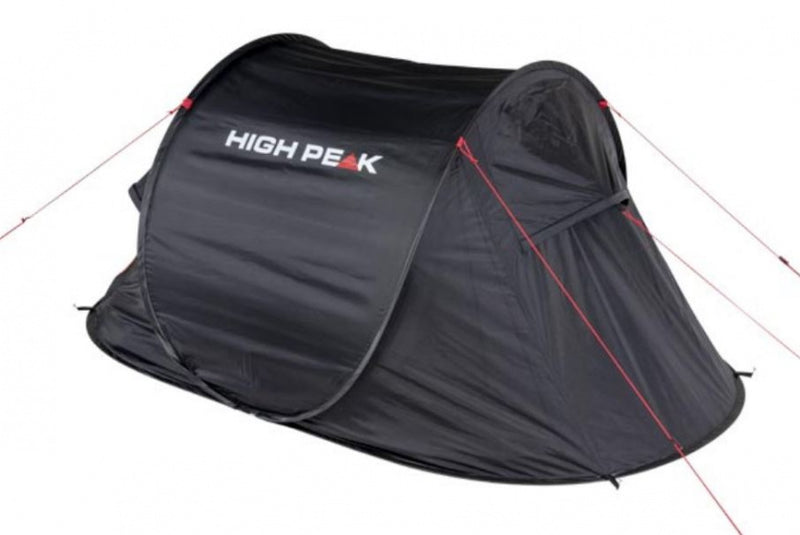 Load image into Gallery viewer, High peak Vision 2.0 Pop-up Tent 2-persoons 235 x 140 cm Zwart