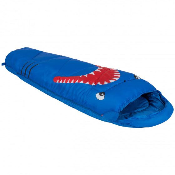 Load image into Gallery viewer, Highlander Mummy Slaapzak Shark 170 cm Polyester Blauw