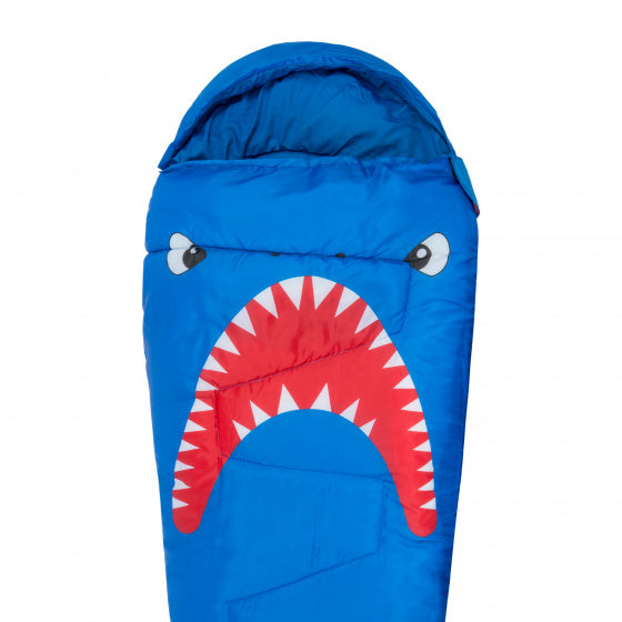 Load image into Gallery viewer, Highlander Mummy Slaapzak Shark 170 cm Polyester Blauw