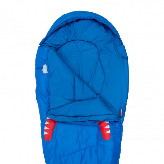 Load image into Gallery viewer, Highlander Mummy Slaapzak Shark 170 cm Polyester Blauw