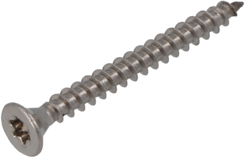 Afbeelding laden in galerijviewer, Hoenderdaal fasteners hoenderdaal spaanplaatschroef rvs-a2 platkop voldraad torx tx20 4.0x40 | 200 stuks - 0206.30.25603