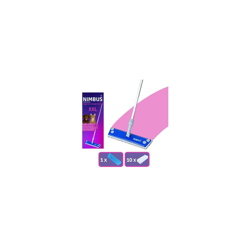 Load image into Gallery viewer, Nimbus vloerwisser 2-in-1 starterkit met dweil en 10 vloerdoekjes