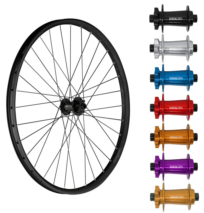 Load image into Gallery viewer, Hope fortus 30 pro 5 disc 6-bolt 27.5 boost front wheel