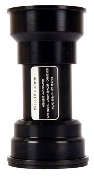 Load image into Gallery viewer, Hope bb pressfit 41 with stainless steel bearings black