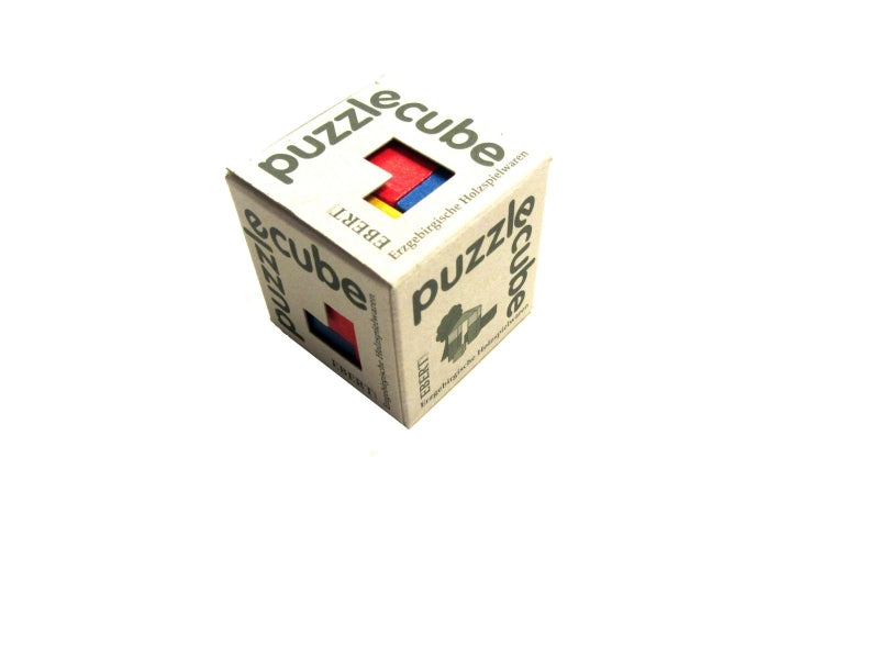 Load image into Gallery viewer, Ebert houten puzzel kubus (gekleurd)