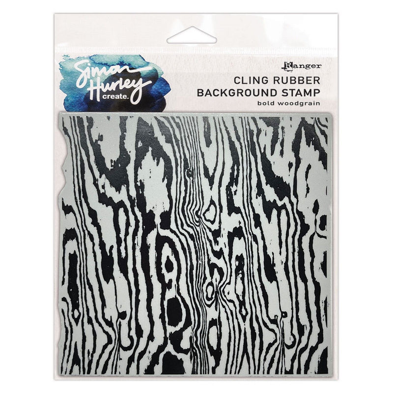 Load image into Gallery viewer, Ranger ink ranger • simon hurley create. background stamp bold woodgrain