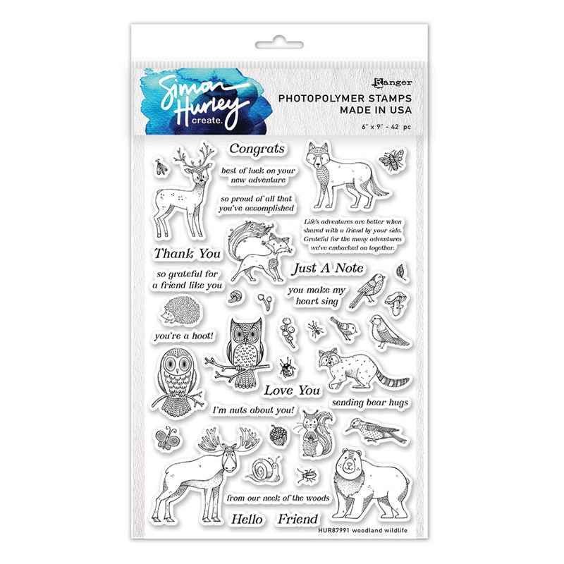 Load image into Gallery viewer, Ranger ink ranger • simon hurley create. photopolymer stamps woodland wildlife