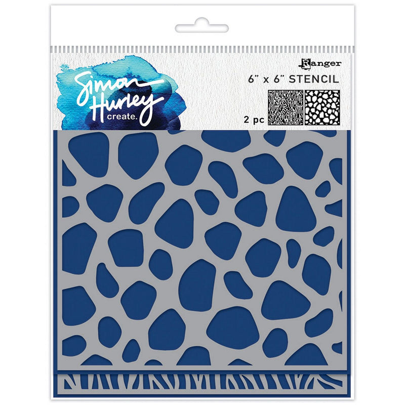 Load image into Gallery viewer, Ranger ink ranger • simon hurley create. stencils animal prints 2pcs
