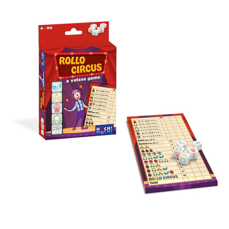 Load image into Gallery viewer, Rollo yatzee - circus dobbelspel