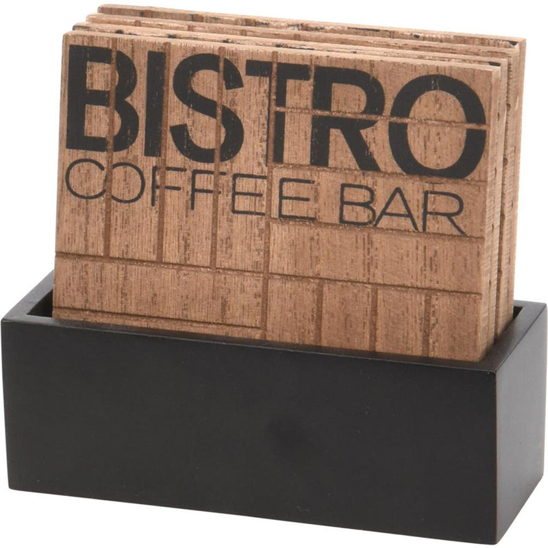 Afbeelding laden in galerijviewer, Excellent houseware onderzetterset bistro 11,5x4,5x10cm