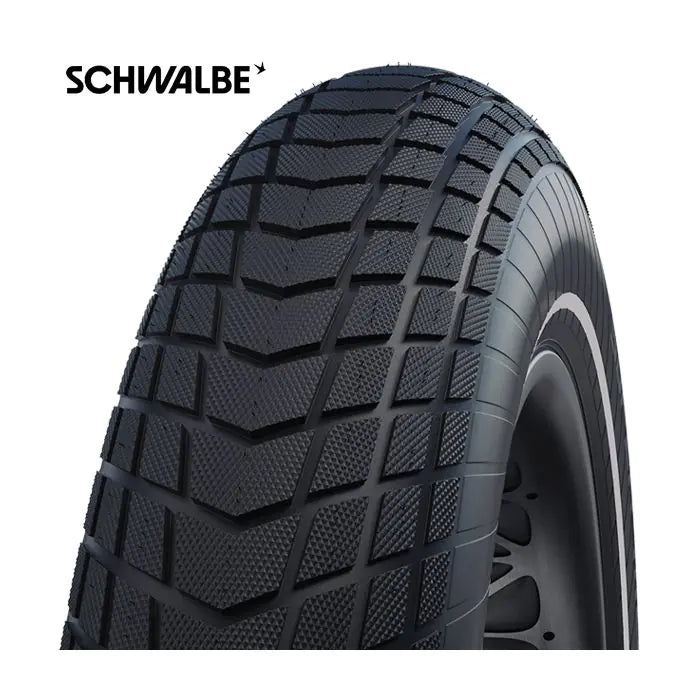 Load image into Gallery viewer, Schwalbe fatbike buitenband - zwart met reflectie - 20x4.00 - comfort en betrouwbaarheid
