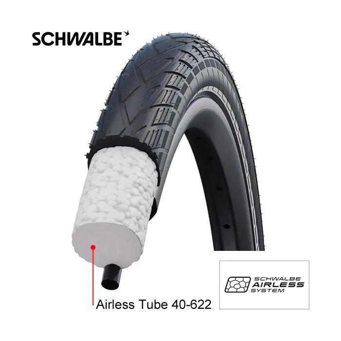 Load image into Gallery viewer, Schwalbe binnenband airless solid 28 40-622