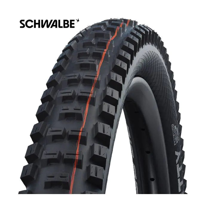 Load image into Gallery viewer, Schwalbe vouwband big betty super trail addix soft 27.5 x 2.80 70-584 mm - zwart