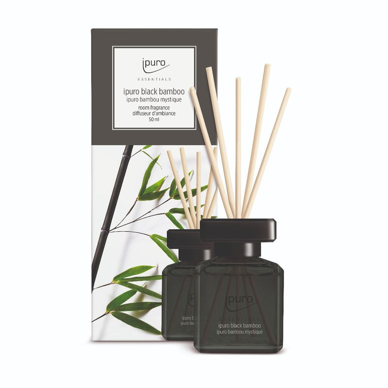 Load image into Gallery viewer, Ipuro geurdiffuser black bamboo 50 ml