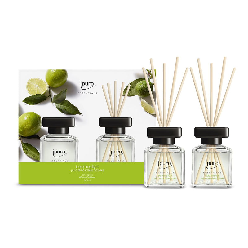 Load image into Gallery viewer, Ipuro geurdiffuser lime light 2 x 50 ml