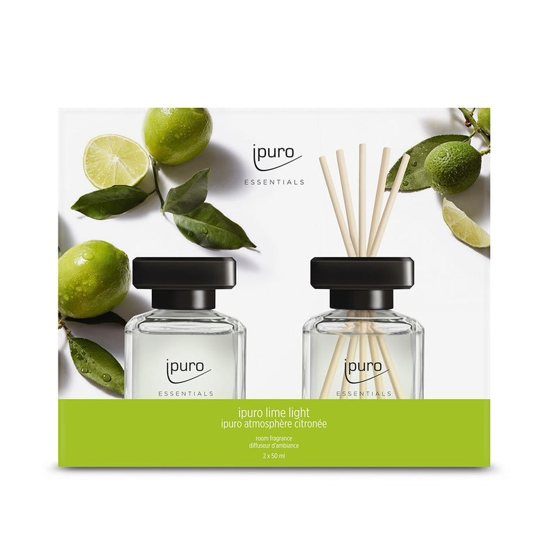 Load image into Gallery viewer, Ipuro geurdiffuser lime light 2 x 50 ml