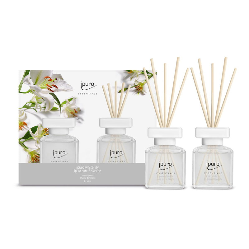Load image into Gallery viewer, Ipuro geurdiffuser white lily 2 x 50 ml