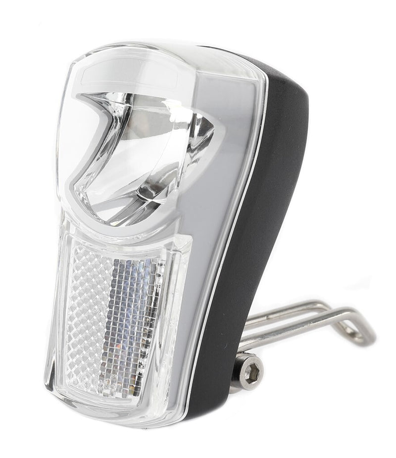 Load image into Gallery viewer, Ikzilight koplamp The Boss, 1 witte led 20LUX. incl bracket en batterijen (hangverpakking)