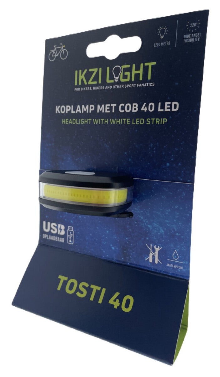 Load image into Gallery viewer, Buzaglo koplamp ikzilight tosti 40 cob led, usb-oplaadbaar