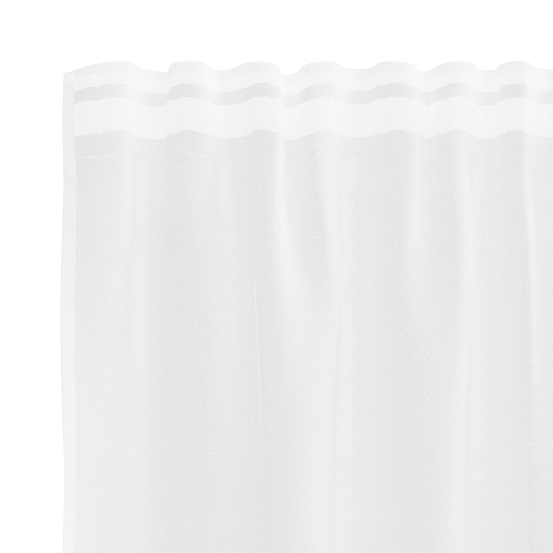 Load image into Gallery viewer, Vidaxl kantgordijn met gordijnen bloemen wit 100 x 150 cm polyester