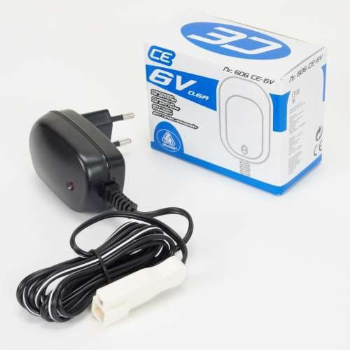 Load image into Gallery viewer, Injusa Batterijlader CE 6V-0,6A Kunststof Zwart