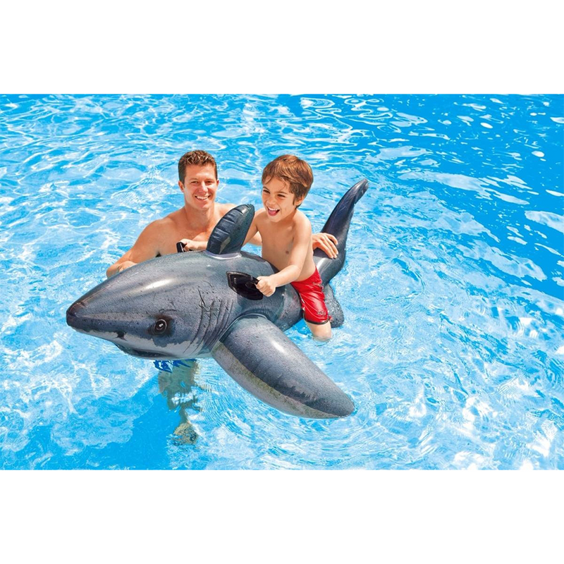 Load image into Gallery viewer, Intex ride-on haai 173x107cm