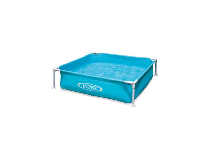 Load image into Gallery viewer, Intex mini frame kinder zwembad blauw, 122x122 cm, leeftijd 3+