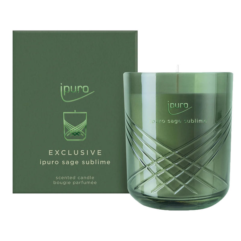 Load image into Gallery viewer, Ipuro geurkaars sage sublime 270gr