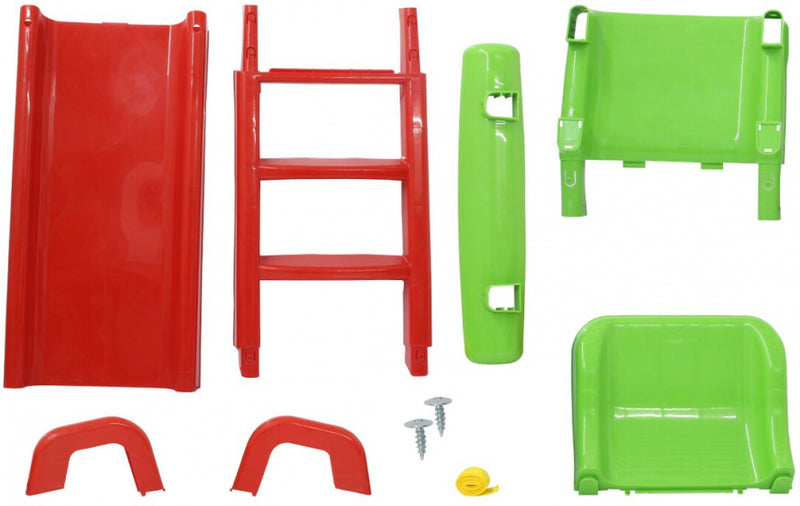 Load image into Gallery viewer, Jamara Funny glijbaan junior 145 x 59 x 79 cm rood groen