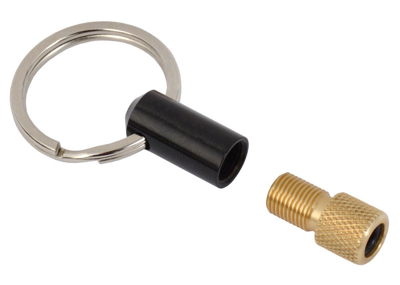 Load image into Gallery viewer, Katana key ring with valve adapter