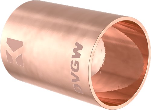 Load image into Gallery viewer, Kirchhoff dubbele koperen sokkel, blank, 15 mm, 2 sockets, (5270) - 989093055