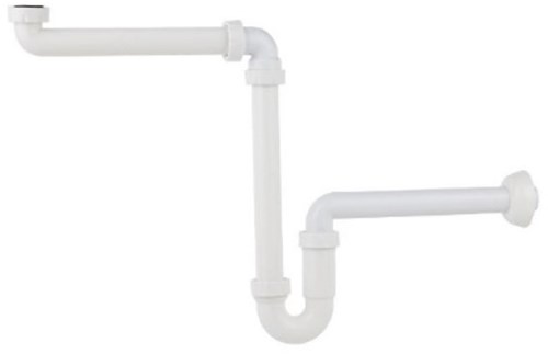 Afbeelding laden in galerijviewer, Kirchhoff polypropyleen ruimtebesparende sifon voor wastafel, 1 1 4 x 32 mm - 98833518