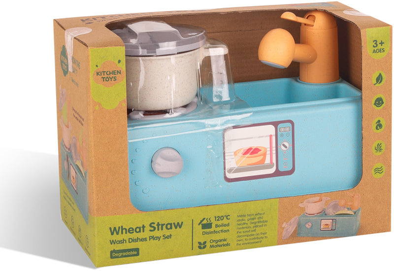 Load image into Gallery viewer, Kitchen toys Speelgoed Wastafel met Stromend Water 11-delig