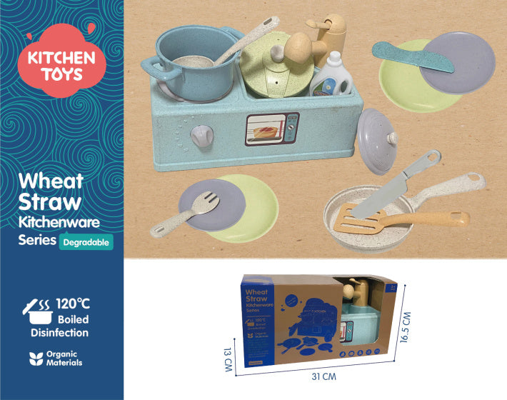 Load image into Gallery viewer, Kitchen toys speelgoed wastafel met keukenaccessoires gerecycled