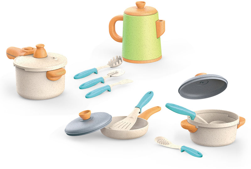 Load image into Gallery viewer, Kitchen toys kookgerei keukenaccessoires speelset gerecycled