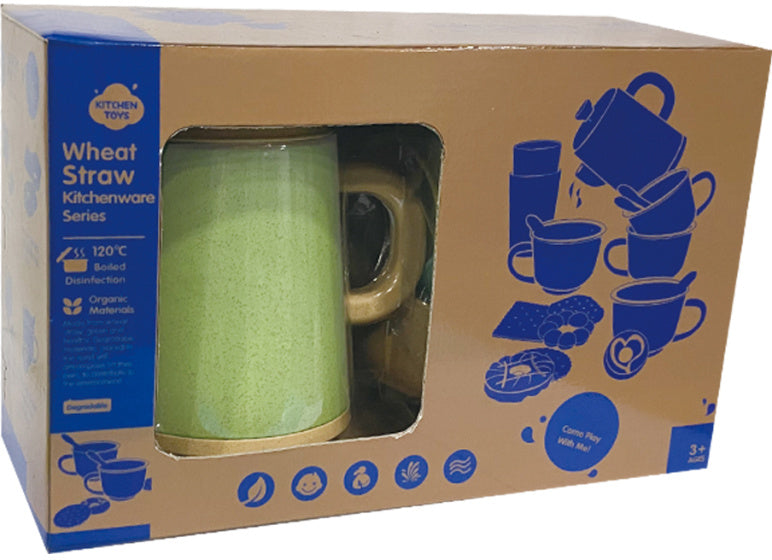 Load image into Gallery viewer, Kitchen toys theeservies met lekkernijen speelset gerecycled