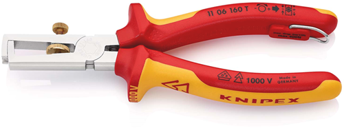 Load image into Gallery viewer, Knipex afstriptang met openingsveer | universeel | geïsoleerd | meercomponenten-omhulling - 11 06 160 t