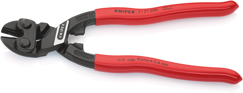 Load image into Gallery viewer, Knipex cobolt®71 21 200 sb compacte boutensnijtang | met kunststof bekleed zwart geatramenteerd | 200 m - 71 21 200 sb