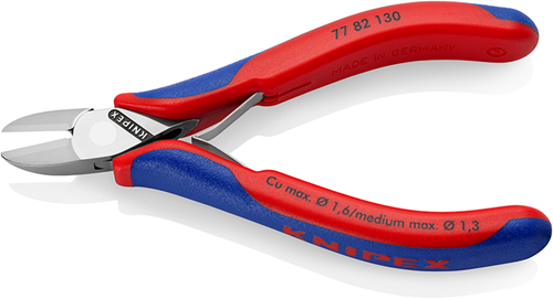 Load image into Gallery viewer, Knipex elektronica-zijsnijtangen esd | 130 mm lengte | doorgestoken scharnier | meer-componentengrepen - 77 82 130