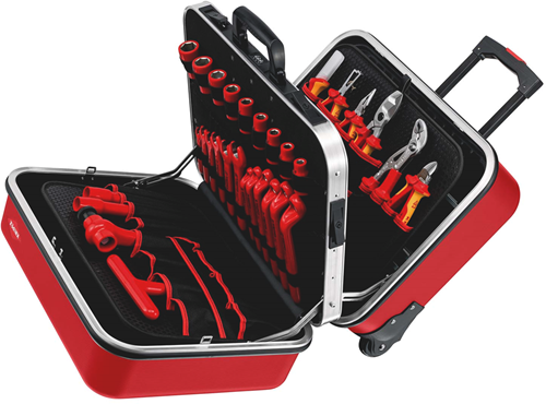 Load image into Gallery viewer, Knipex gereedschapskoffer big twin move red elektrotechniek - 98 99 15