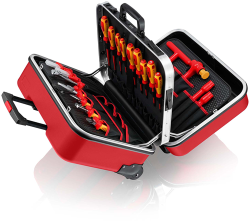 Load image into Gallery viewer, Knipex gereedschapskoffer big twin move red elektrotechniek - 98 99 15