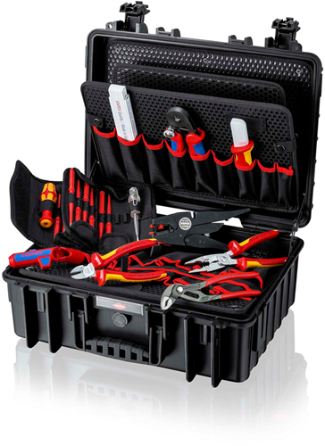 Load image into Gallery viewer, Knipex gereedschapskoffer robust23 elektro | 8-delig - 00 21 35