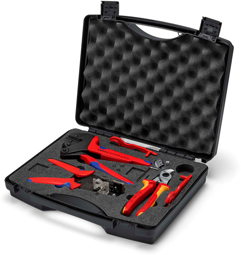 Load image into Gallery viewer, Knipex gereedschapskoffer voor fotovoltaïek | voor solar connectors mc4 (multi-contact) | 7-delig - 97 91 04 v01