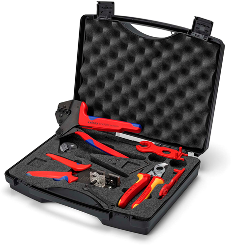 Load image into Gallery viewer, Knipex gereedschapskoffer voor fotovoltaïek | voor solar connectors mc4 (multi-contact) | 7-delig - 97 91 04 v01