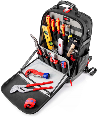 Load image into Gallery viewer, Knipex gereedschapsrugzak modular x18 voor sanitair | 17-delig - 00 21 50 s