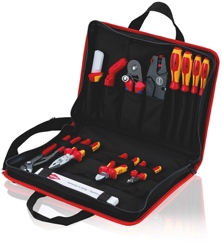 Load image into Gallery viewer, Knipex gereedschapstas compact elektro | 14-delig - 00 21 11