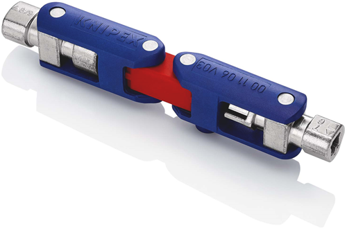 Load image into Gallery viewer, Knipex schakelkastsleutel doublejoint | lengte 62 mm | zelfbedieningskaart blister - 00 11 06 v03