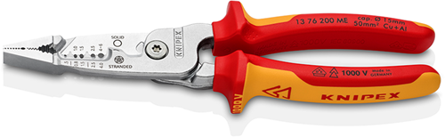 Load image into Gallery viewer, Knipex wirestripper metrisch model | geïsoleerd | meer-componentengrepen | vde-getest - 13 76 200 me sb