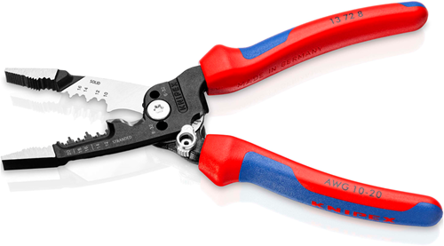 Load image into Gallery viewer, Knipex wirestripper multifunctionele tang | voor elektricien | amerikaans model | meer-componentengrepen - 13 72 8