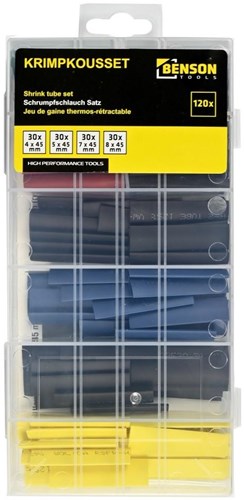 Afbeelding laden in galerijviewer, Enzo krimpkous assortimentsdoos 120 delig gekleurd 45mm - 4141003